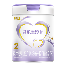君乐宝(JUNLEBAO)淳护2段较大婴儿配方奶粉(6-12月龄)800g   