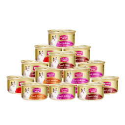 麦富迪猫罐头 成幼猫通用宠物冻干猫零食湿粮猫条 浓汁混合装85g*24