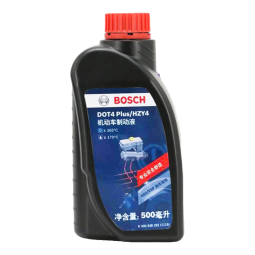 博世（BOSCH）DOT4 plus升级版刹车油制动液/离合器油塑料桶装 通用型 500ml装