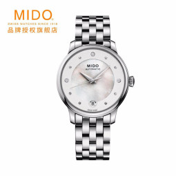美度（MIDO）瑞士手表贝伦赛丽长动能时尚优雅自动机械钢带女表母亲节礼物