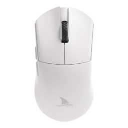 Darmoshark达摩鲨 M3PROMAX 三模无线鼠标 蓝牙2.4G有线 PAW3950 电竞游戏轻量化 对称中大鼠标 支持8K回报率 M3PROMAX【白
