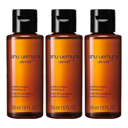 植村秀（shu uemura）琥珀臻萃洁颜油 中小样 50ml*3 深层清洁 生日礼物送女友520