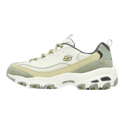 斯凯奇（Skechers）奶茶熊1代丨春夏女鞋运动鞋缤纷撞色新款复古增高老爹鞋休闲鞋潮 橄榄绿/NTOL 37 (37码及以下参考选择大半码)