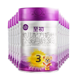 至初（A2）a2至初3段奶粉 婴幼儿配方奶粉 12-36月龄 含乳铁蛋白  850g/罐 12罐