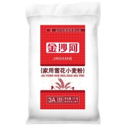金沙河面粉雪花小麦粉10斤包子馒头水饺中筋烘焙白面粉 家用面粉