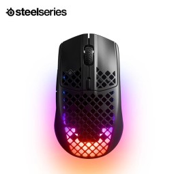 赛睿（SteelSeries）Aerox 3 无线/蓝牙游戏鼠标 洞洞鼠镂空电竞鼠标 战队推荐FPS/CS2/ipi游戏鼠标 69g轻量化 黑色
