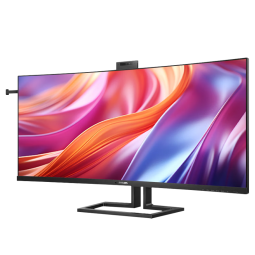 飞利浦（PHILIPS）40英寸 5K带鱼屏 98%P3色域 雷电4 IPS曲屏显示器 21:9 智能双芯 办公设计电脑显示屏40B1U6903CH