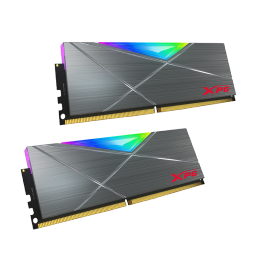 威刚XPG 龙耀 D50 16G (8G*2) DDR4 3200  钛灰电竞RGB内存条