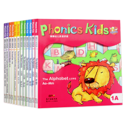 麦芽点读书 棒棒幼儿英语拼读Phonics kids（全12册）自然拼读教材幼儿英语启蒙小达人小考拉点读笔配套图书