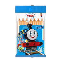 小火车（THOMAS & FRIENDS）托马斯深海鳕鱼肠 韩国进口宝宝零食儿童0添加鱼肉肠 原味105g