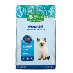 麦富迪 猫粮 藻趣儿通用幼猫粮 三文鱼通用幼猫粮1.5kg