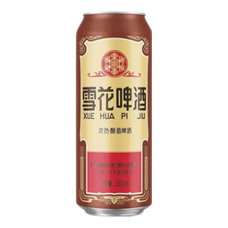 雪花沈阳经典老雪花啤酒500ml高度12度官方正品小麦黄皮整箱聚会 雪花老雪 500mL 24罐 整箱装
