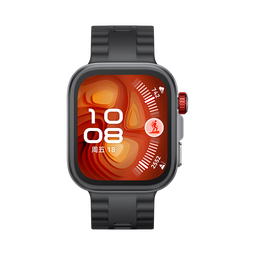 HUAWEI WATCH FIT 4 Pro曜石黑氟橡胶表带运动智能手表钛金属蓝宝石玻璃大屏长续航fit4pro