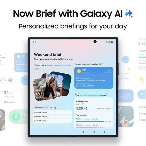 三星Galaxy Z Fold7渲染图曝光：取消屏下摄像头，主打轻薄设计