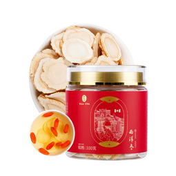 雷允上西洋参片加拿大进口花旗参大片含片滋补品泡水送长辈正品旗舰店 2-3CM超大片西洋参100g