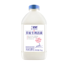 兰格格 草原酸奶 专利活菌1kg*1 生鲜低温酸牛奶 可制干噎希腊老酸奶
