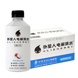 外星人电解质水300ml 0糖0卡维生素饮料 青柠/荔枝海盐小瓶无糖迷你款 300mL*12瓶荔枝海盐
