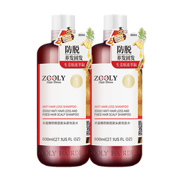 卓蓝雅(ZOOLY)生姜洗发水800ml*2防脱控油去屑洗发水滋养护发素洗护套装 生姜防脱控油洗发水800mL*2