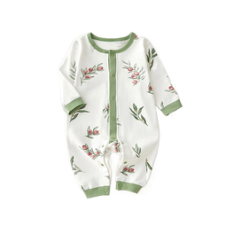 贝肽斯婴儿衣服宝宝连体衣秋季纯棉哈衣爬服四季保暖居家长袖睡衣精选 澳洲西梅 36cm 59