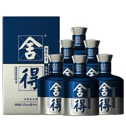 舍得艺术舍得 小米兰 浓香型 白酒 52度 100ml *6 六瓶装 （无礼袋）