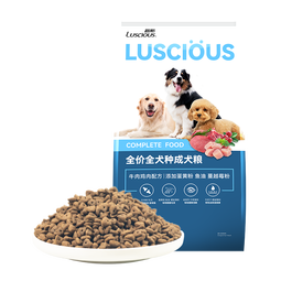 路斯成犬狗粮中小型犬大型犬通用大包装牛肉鸡肉口味10kg 【牛肉&鸡肉】成犬粮10kg
