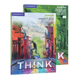 剑桥中学英语课程 Think教材第二版【Starter级别】CEFR A1 学生书+练习册+在线账号【赠音频】剑桥KET入门考试英语教材 英文原版进口