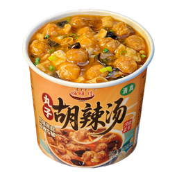 河南丸子胡辣汤桶装特产美食汤鲜麻香冲泡方便速食代餐夜宵 丸子胡辣汤77g*4桶