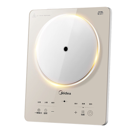 美的（Midea）电磁炉多档调节家用火锅炉 2200W大功率爆炒一体玻璃面板匀火加热 铂钻系列 防水智能MC-E22B23
