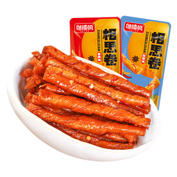 邬辣妈湖南特产相思卷辣豆干豆筋条小包装儿时休闲零食品小吃麻辣条 香辣味（20包）180g
