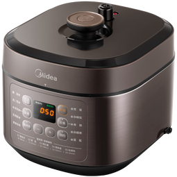 美的（Midea）电压力锅高压锅 电高压锅 智能压力锅家用高压电饭煲一键排气 新款多功能高压提鲜电压锅 【5L家庭版】MY-50M5-206- 5L 压力锅