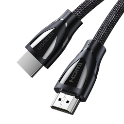 绿联 HDMI线2.1版 8K60Hz高清视频线支持2K144Hz 适用笔记本电脑PS5接电视投影仪 HDMI2.1【棉网编制款】8K60Hz 1米