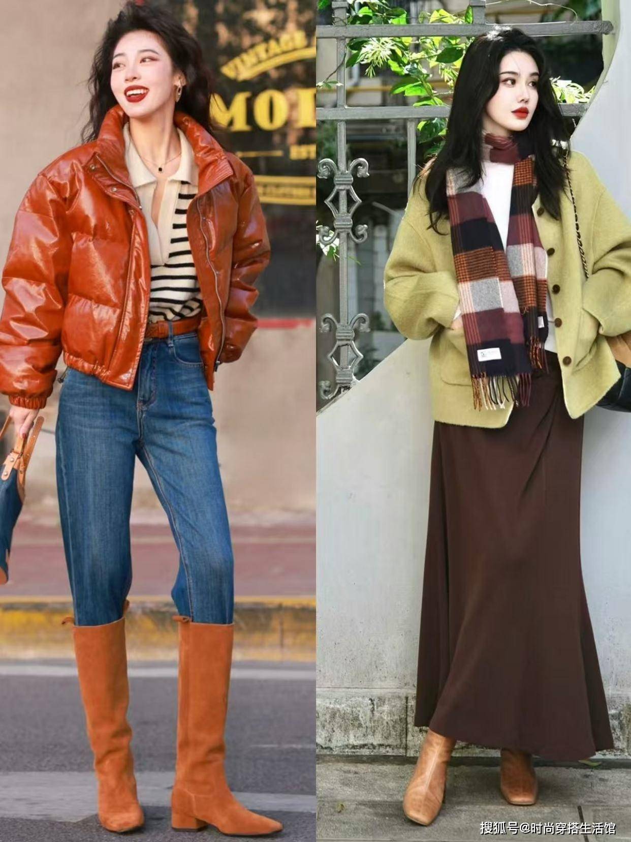 每次出门上班,都没衣服穿?建议备上这“2外套2衣2裤2靴”,真美