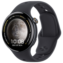 vivoiQOO WATCH 5 蓝牙软胶 浩宇黑 蓝河操作系统换新AI 电竞游戏模式 22天蓝牙续航 智能手表