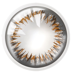 强生美瞳日抛彩色近视隐形眼镜安视优30片define进口cos灰金炫闪色0度