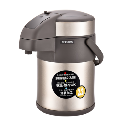 虎牌(TIGER) 保温壶不锈钢气压式热水瓶大容量水壶MAA-A22C 香槟金N 2.2L