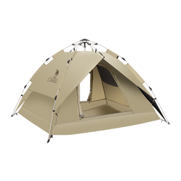 骆驼(CAMEL)户外黑胶防晒帐篷全自动便携式折叠加厚防雨露营装备 A1S3NA111-3