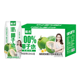 椰养椰子水夏季补水饮料配料干净运动饮品夏季解渴 日常饮品 250ml*10盒