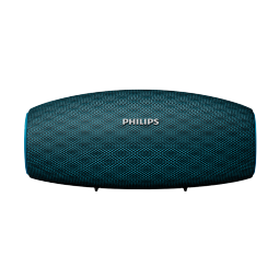 飞利浦（PHILIPS）BT6900音乐小号角 便携式无线蓝牙音箱低音炮音响播放器电脑桌面户外布艺hifi防水宝石蓝