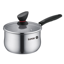 苏泊尔（SUPOR）加厚316L不锈钢奶锅小婴儿辅食锅宝宝无涂层牛奶锅电磁炉燃气通用 316蒸格 直径 18cm