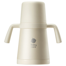 babycare钛保温杯保鲜抑菌小月龄宝宝学饮水杯喝奶喝果汁阿尔法钛300ml