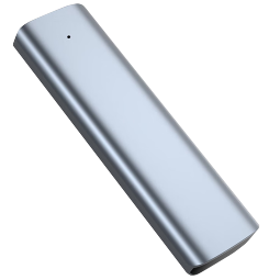 GopalaM.2 NVMe移动硬盘盒Type-C3.1接口SSD固态硬盘盒子笔记本电脑M2全铝外置盒 铝合金 【NVMe/SATA双协议】配双c线-10Gbp