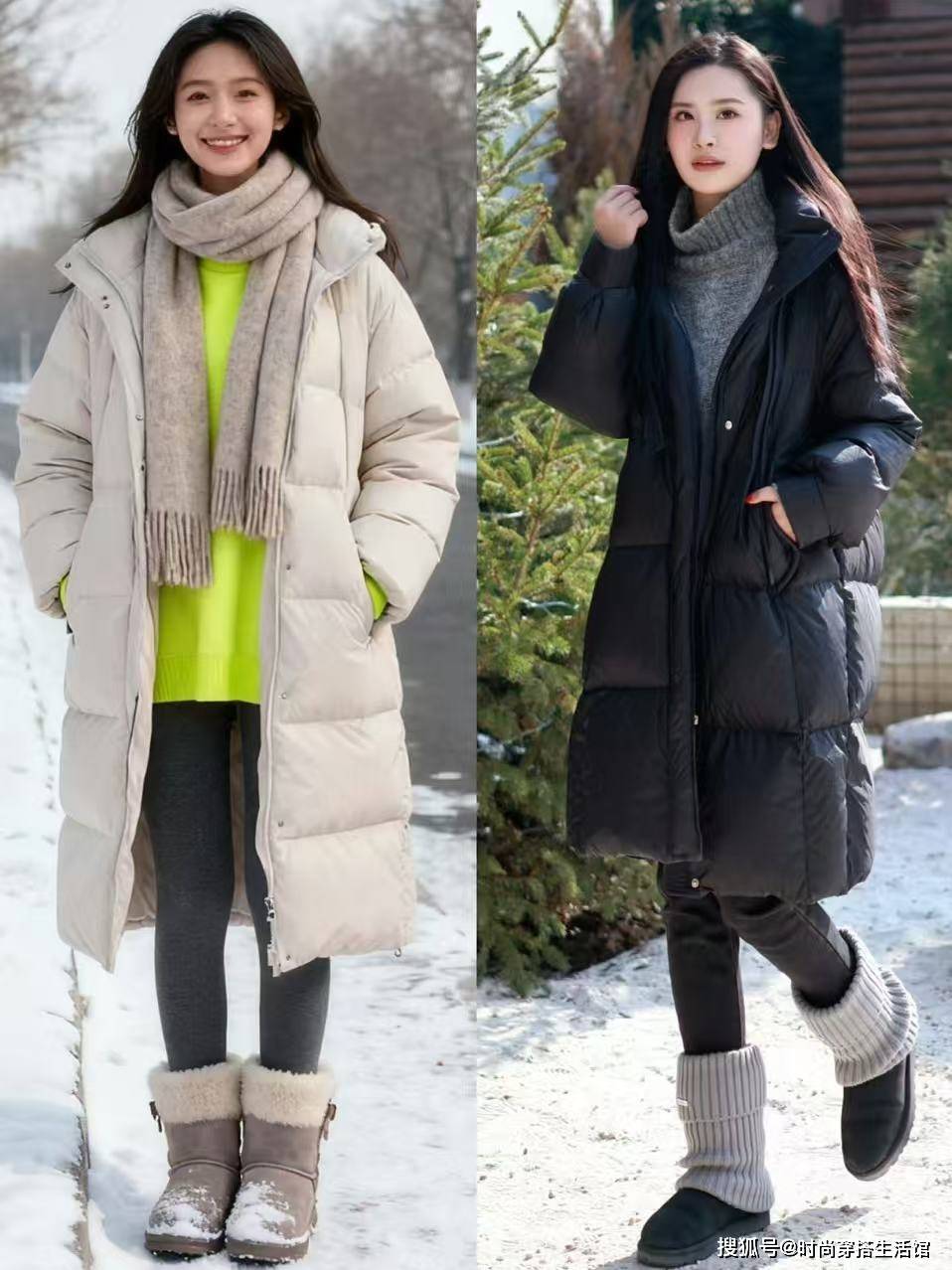 今年“ 羽绒服+雪地靴 ”又火了， 这样穿让你保暖好看一整个冬天