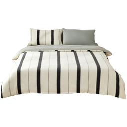 一默四件套冬季被套床单枕套床上用品加厚保暖毛线小猫牛奶绒四件套 毛线小猫 【团团棕】 床单款 （被套150*200cm）