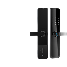 七彩虹家用智能门锁密码锁指纹锁民宿酒店公寓专用电子锁防盗门锁入户门 （六合一+防撬报警）指导安装 通用锁体+智能磁卡+智能手环