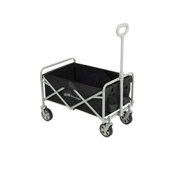 山扉营地车户外折叠便携野营车露营车自驾游摆摊买菜手推车 黑