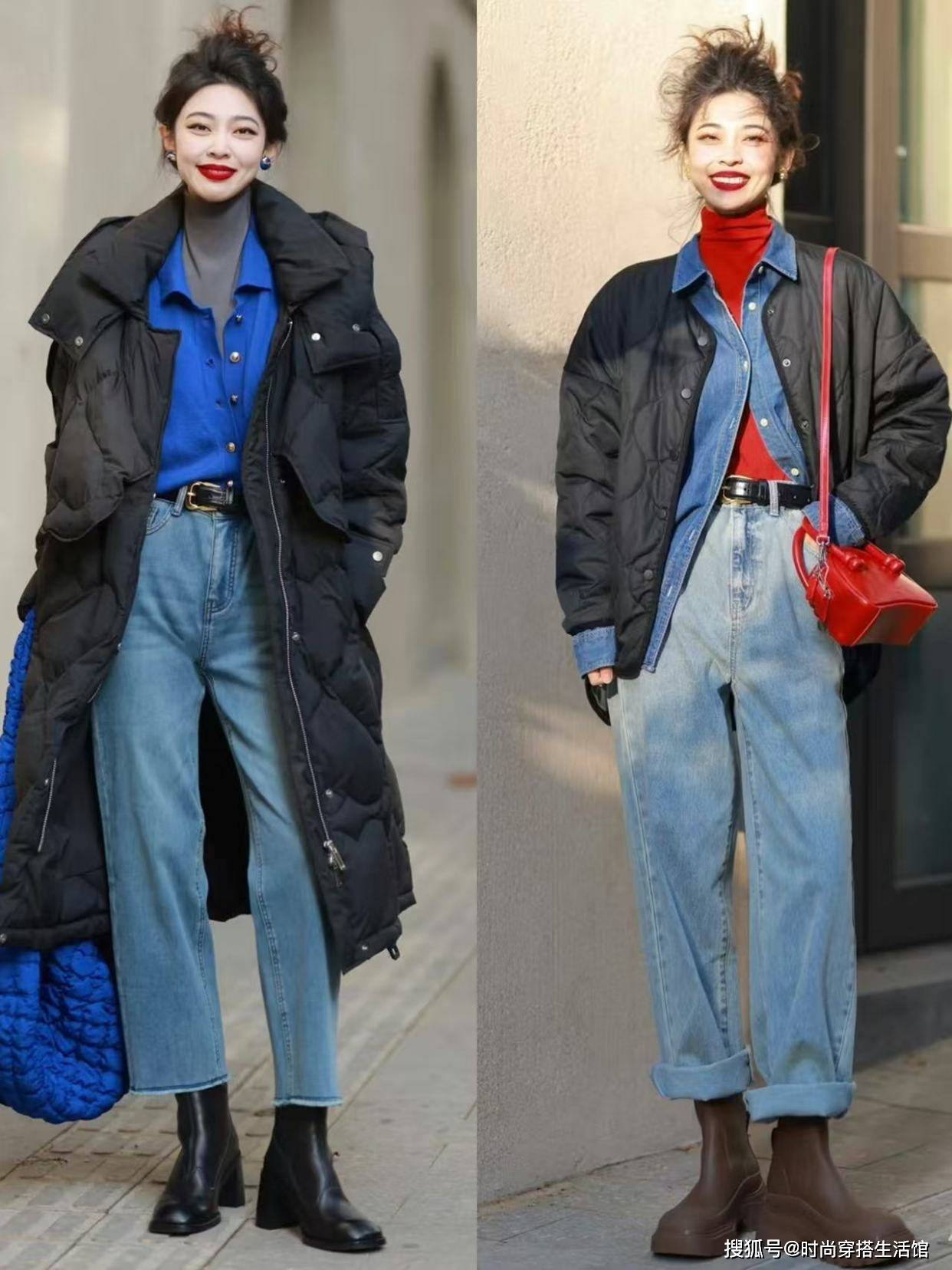 降温不流行运动鞋了，“九分裤+短靴”才是冬天最正确的打开方式