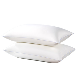 COUNT SHEEP按摩颈椎枕头枕芯 酒店纤维枕头芯五星级高枕蓬松舒适羽丝绒 糯咩咩-水蜜桃纤维枕2只装 低枕74*48