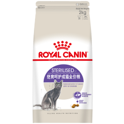 皇家绝育成猫粮 SA37通用粮 1-7岁2KG
