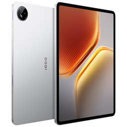 iQOO Pad 5平板电脑12.1英寸2.8K144Hz高亮电竞屏 天玑9300+二合一游戏办公学生学习vivo 8GB+128GB 灰晶 官方标配