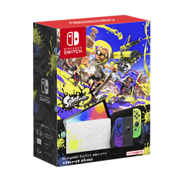 任天堂（Nintendo）【国内保税仓】Switch2/1代 OLED日版/港版游戏机续航加强版ns体感掌机便携家用主机 日版OLED喷射战士3限定机64G赠2